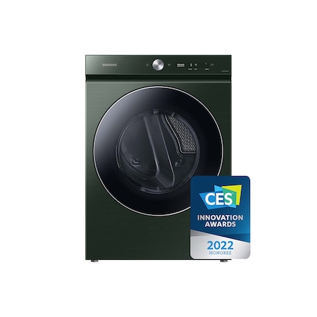 Samsung Bespoke 7.6cu. ft. Ultra Capacity AI Electric Dryer with Super Speed and Smart Dial in Forest Green DVE53BB8900GA3